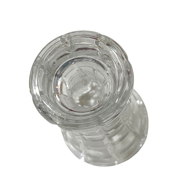 Vintage Mikasa Clear Glass Lot of 3 Items Candy Dish Bud Vase Home Decor Display - Picture 9 of 9